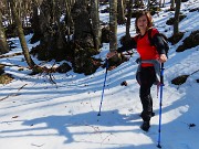 MONTE SUCHELLO (1541 m), fiorito in basso , innevato in alto, da Costa Serina il 19 marzo 2026  - FOTOGALLERY